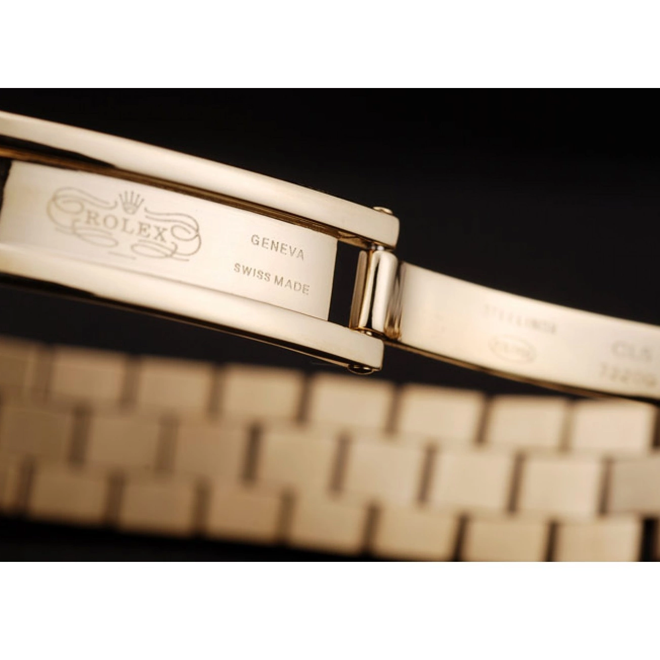Best AAA Replica Sites Rolex Bezel Pattern Dial DateJust Ribbed Gold Gold 0630